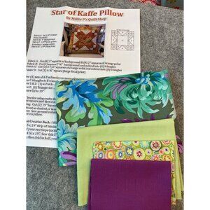 Kaffe Fassett Free Spirit Fabric Phillip Jacobs SHAGGY Star of Kaffe Pillow kit